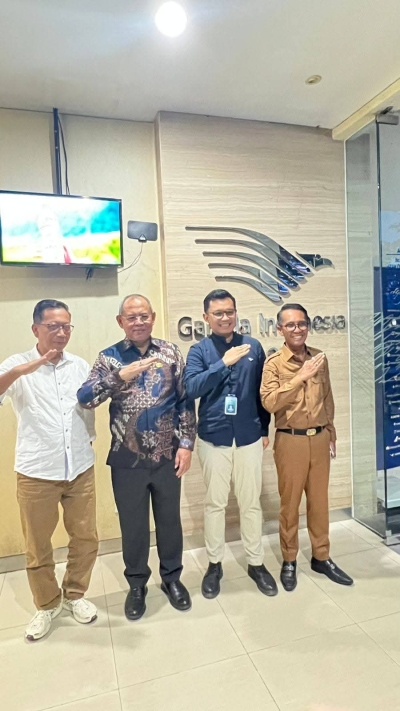 Wali Kota Baubau Jajaki Kerja Sama dengan Garuda Indonesia Group