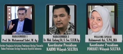 Forhati Sultra Gelar Webinar Nasional 'Respiritualitas Perempuan'