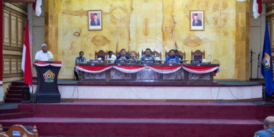 DPRD Sultra Paripurna Persetujuan Raperda APBD Tahun 2023