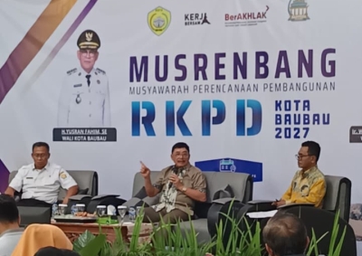 Jadi Pemateri Musrenbang RKPD Baubau 2027, Amirul Tamim : Efisiensi Bukan Alasan Berhenti Membangun