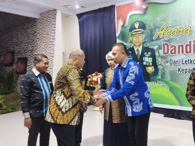Wali Kota Baubau Hadiri Lepas Sambut Dandim 1413/Buton, Apresiasi Pengabdian Letkol Inf. Arif Nofiyanto dan Sambut Letkol Inf. Yoni