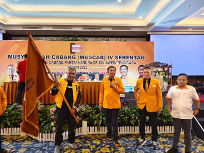 Resmi Pimpin DPC Hanura Buton, LM Sumarlin Siapkan Buton Jadi Lumbung Suara di Sultra