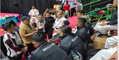 Hadir di Kudus, Ketum KONI Sultra Beri Semangat Semua Atlit