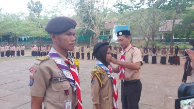 Gudep Morikana Sukses Gelar Persami dan Pelantikan Penegak Bantara