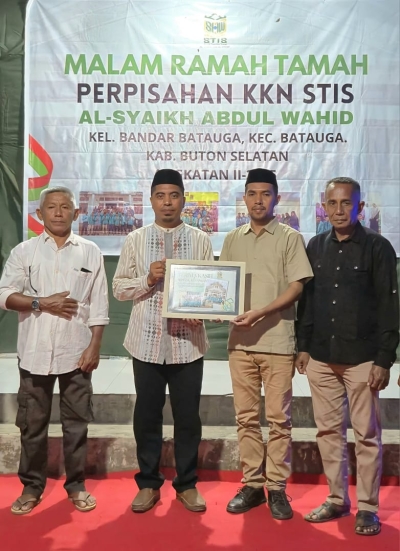 Masyarakat Bandar Batauga Apresiasi Kinerja KKN STIS Al-Syaikh Abdul Wahid Baubau