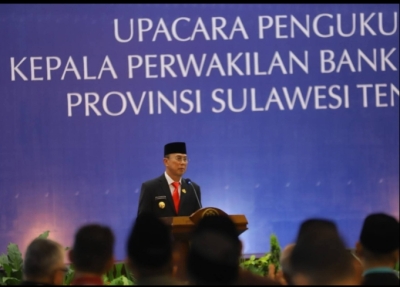 Gubernur Sultra Hadiri Pengukuhan Kepala BI Sultra, Tegaskan Komitmen Sinergi Memajukan Ekonomi Daerah