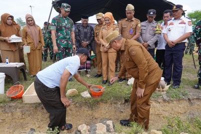 Wali Kota Baubau Lakukan Groundbreaking Koperasi Kelurahan Merah Putih