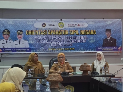Buka Orientasi CPNS 2026, Wawali Baubau Ingatkan Fungsi Utama Sebagai ASN